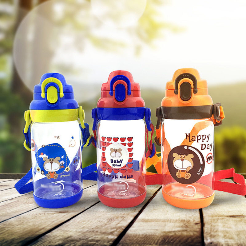 570 ml cartoon plastic kettle HC-5223 plastic water cup full figure