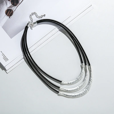 Tong Ling retro necklace simple multilayer ladies high sense exquisite clavicle chain thumbnail