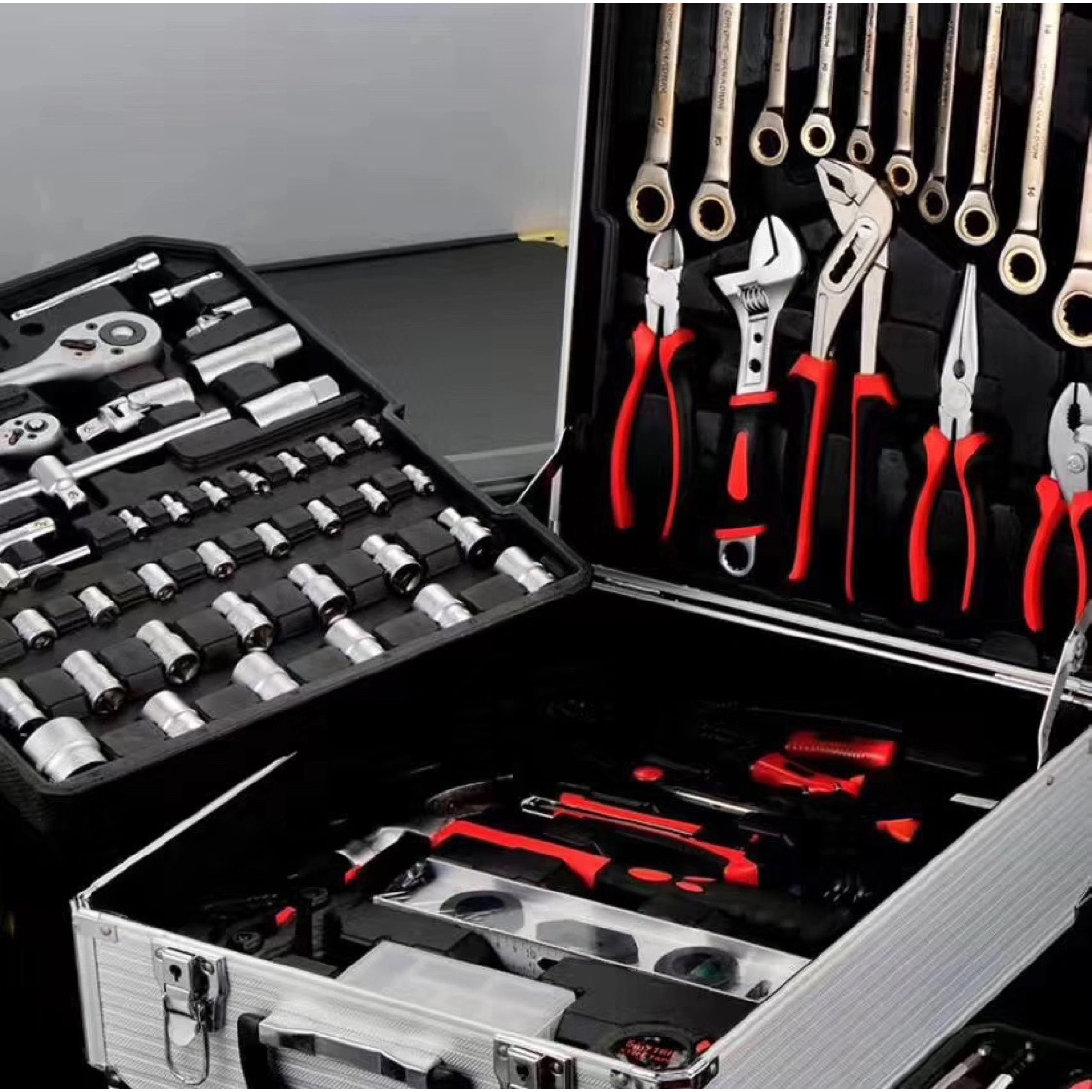 JINFEN Vehicle Tools Auto Sockets Combination Wrench Set With Other Hand Tools thumbnail