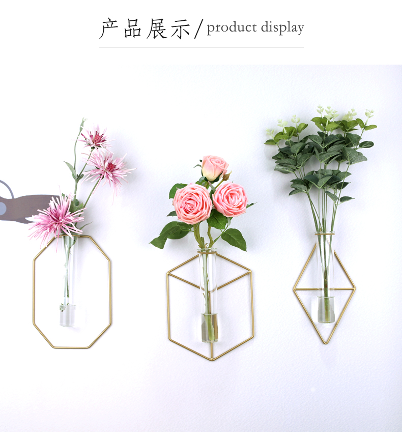 Цветочный гарнир из пробирки с подвешенными стенками на сетке производителя pic 2