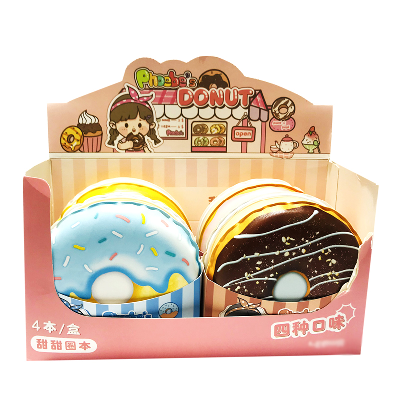 108 pages Creative donut series color notebook full figure