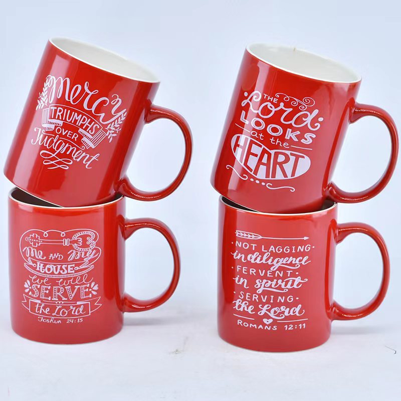 Wedding cup Gift cup ceramic cup coffee cup advertising promotion cup full figure