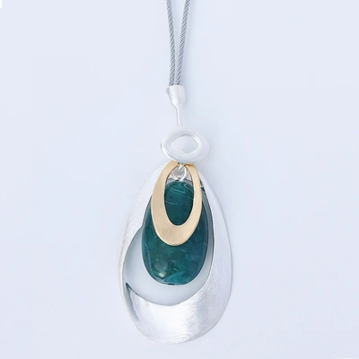 Tong Ling new style sweater chain high sense female long necklace alloy popular jewelry thumbnail