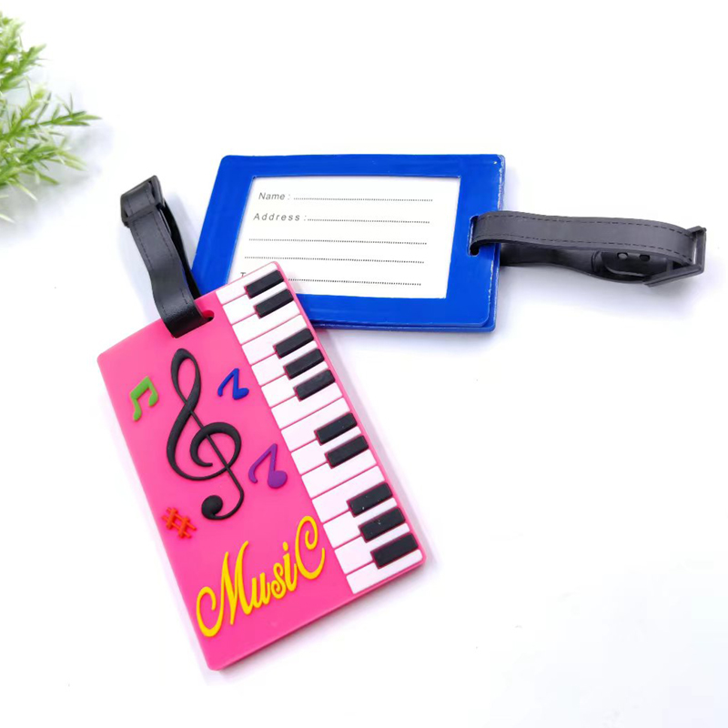 Spot PVC plastic plastic plane travel card boarding name hangtag luggage tag card set luggage tag