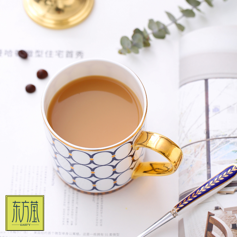 Creative European British bone China mug water cup INS Nordic afternoon tea cup bone China coffee cup gift box Item Picture