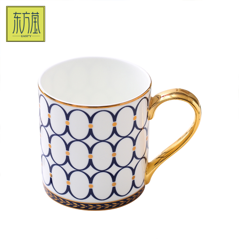 Creative European British bone China mug water cup INS Nordic afternoon tea cup bone China coffee cup gift box