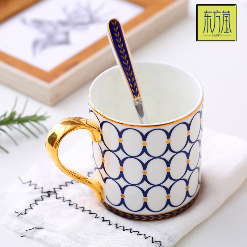 Creative European British bone China mug water cup INS Nordic afternoon tea cup bone China coffee cup gift box Application Scenario