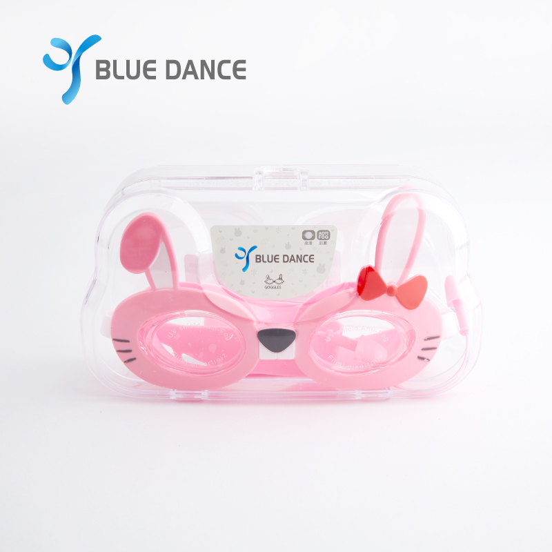 Blue Dance cute cartoon waterproof and fog-proof goggles Silicone goggles for children Application Scenario