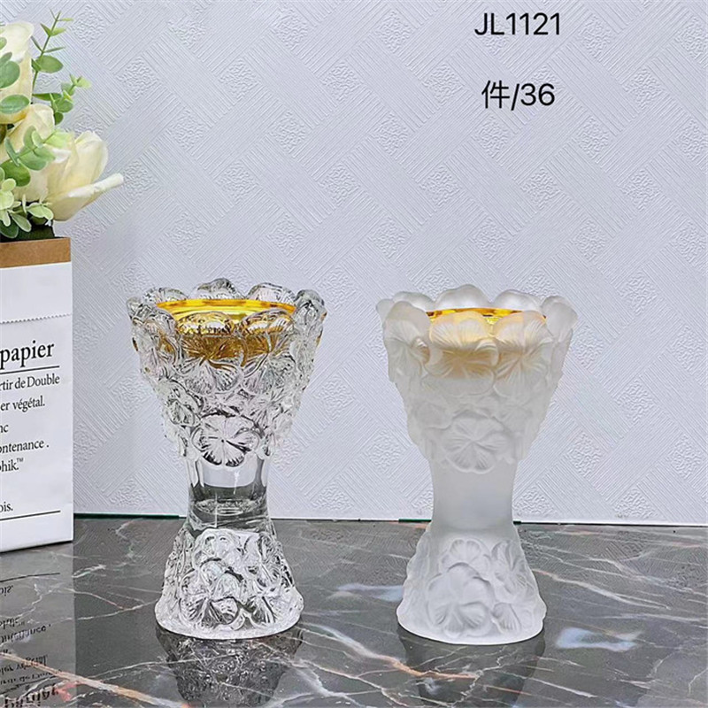 Glass decorative incense burner
