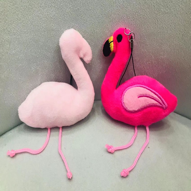 森宝猴01毛绒挂件火烈鸟钥匙扣玩偶书包挂饰小礼品公仔抓机小娃娃饰品配件毛绒详情5