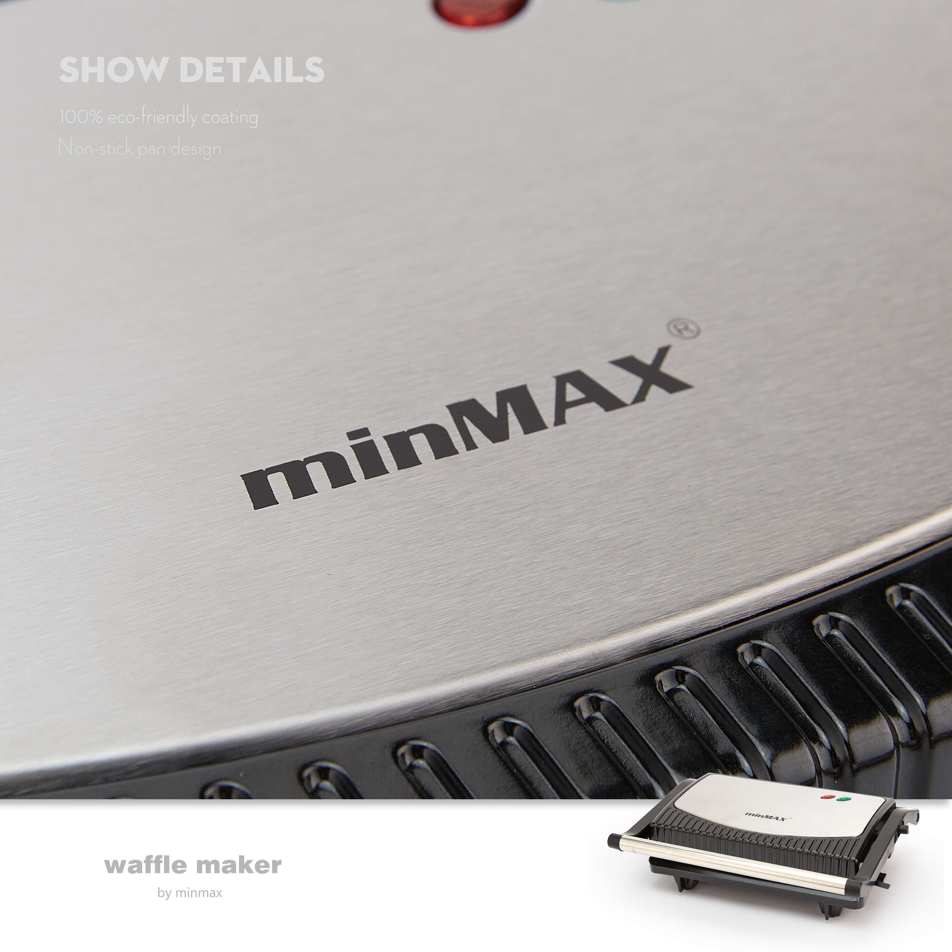minMAX现货双面烤锅820家用无烟烤肉机 多功能电烧烤炉煎牛排外贸专供详情5
