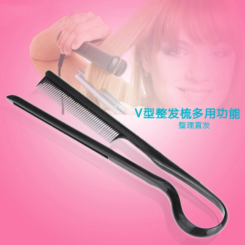Manufacturers directly supply V-type clip comb hairdressing comb hairdressing comb styling tools