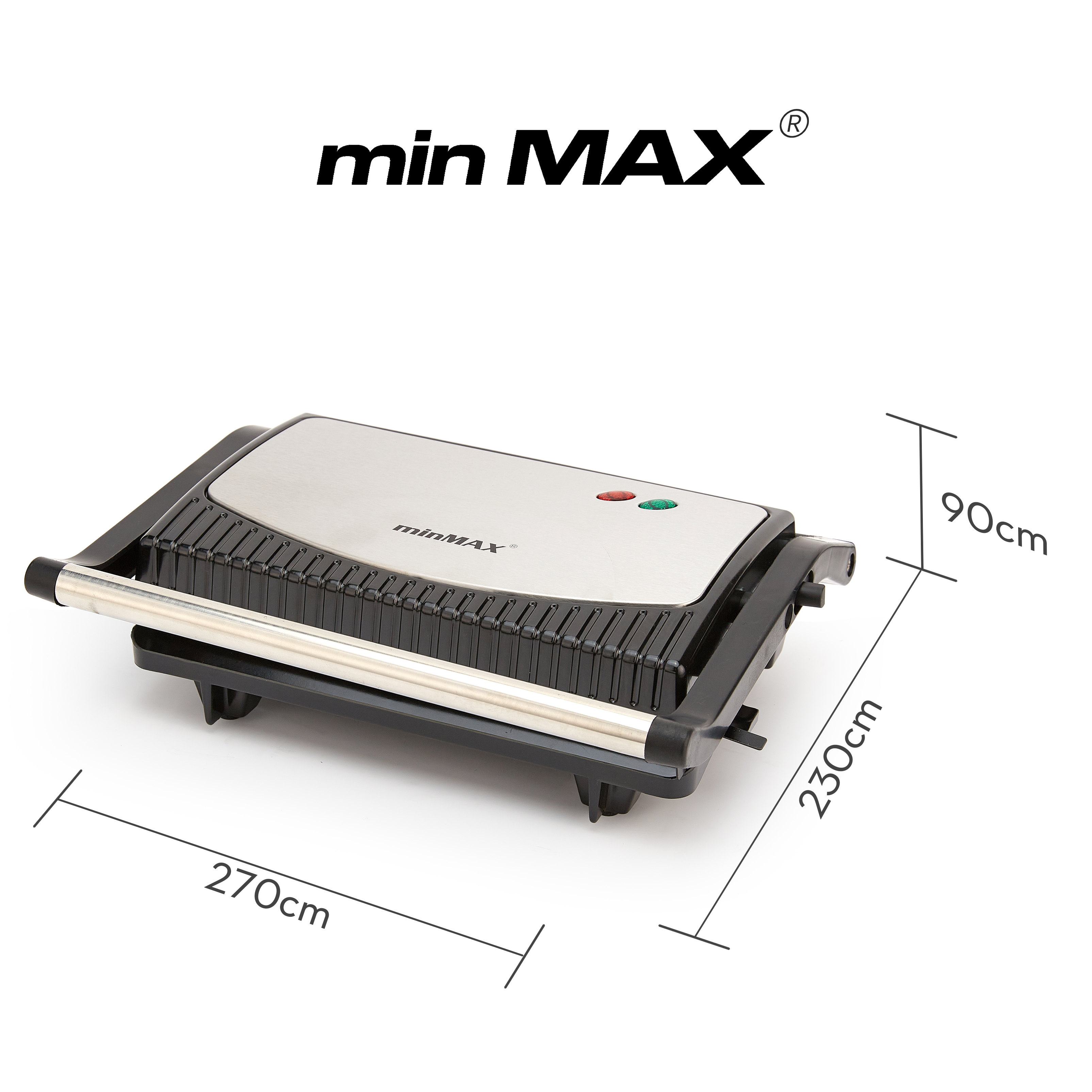 minMAX现货双面烤锅820家用无烟烤肉机 多功能电烧烤炉煎牛排外贸专供详情12