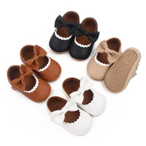 Spring baby princess shoes PU small leather shoes baby toddler shoes