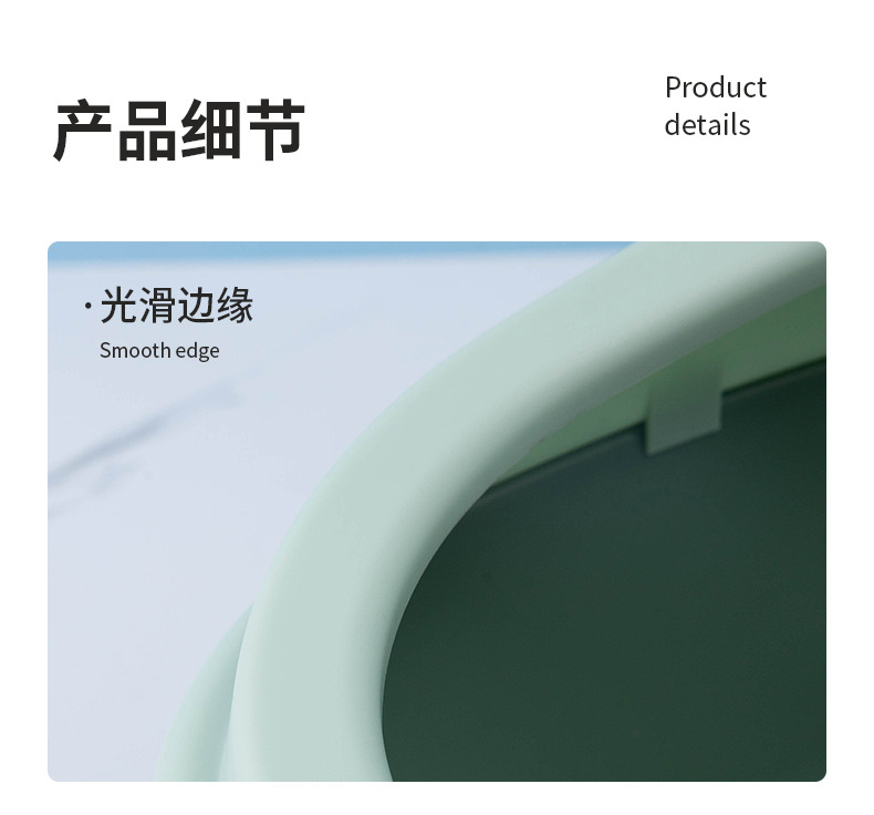 New pet cat litter box, triangular cactus, high-edge dust-proof cat toilet, semi-enclosed, large-capacity cat pet supplies pic 15