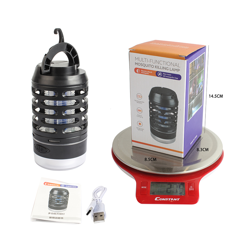 Three-in-one outdoor mosquito-killing lamp, courtyard lighting lamp, garden mosquito-killing lamp, waterproof outdoor high-power Specification image