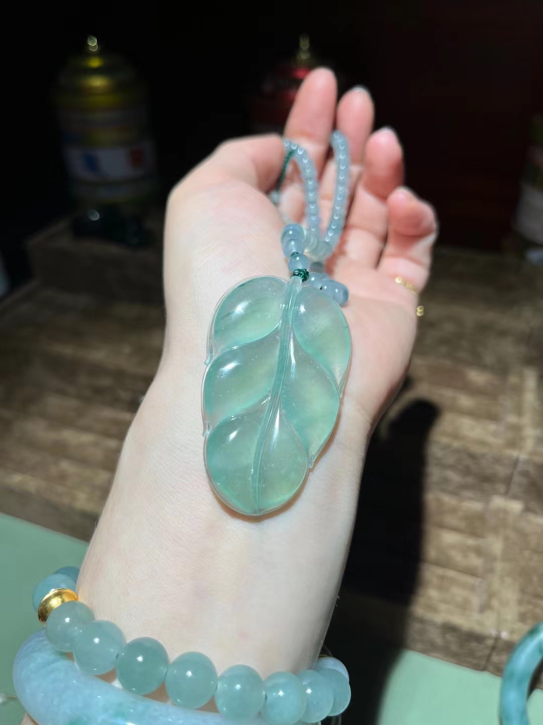 项链 999足金/翡翠 18k产品图