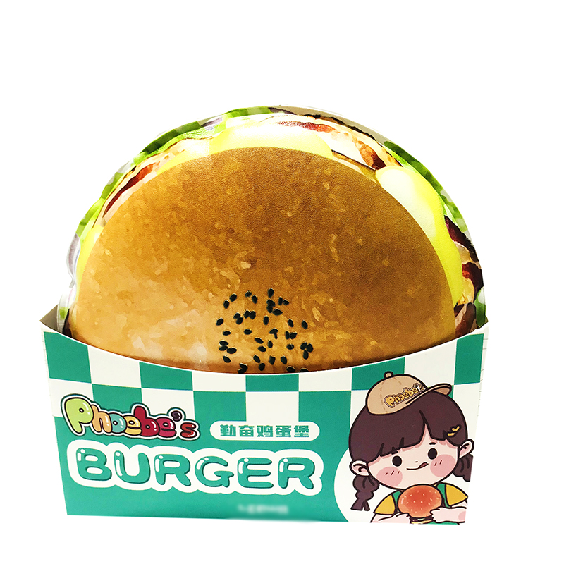 108 pages Creative Hamburger series color notebook Specification drawing