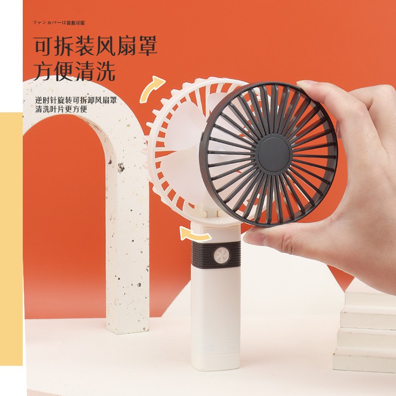 Handheld fan, USB fan, mini fan, rechargeable fan, power bank fan, can be plugged into a computer for charging details Picture