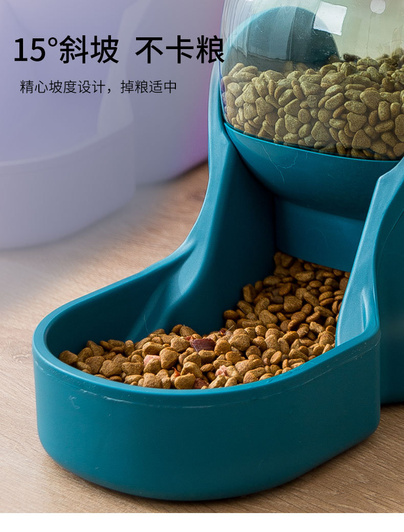 新款宠物食具猫粮碗狗饭盆自动蓄水碗自动喂食碗狗碗猫碗宠物用品详情8