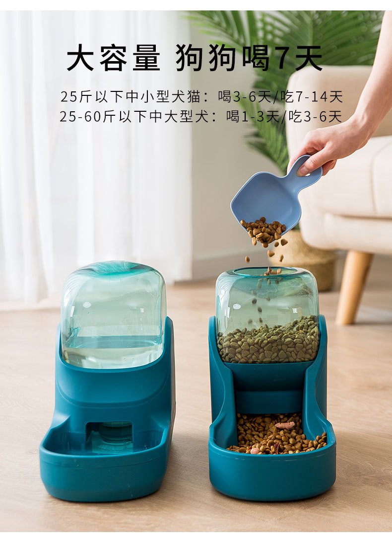 Nuevos accesorios para mascotas tazón de comida para gatos lavabo de comida para perros tazón de almacenamiento automático de agua tazón de alimentación automática tazón para perros tazón para gatos suministros para mascotas pic 5
