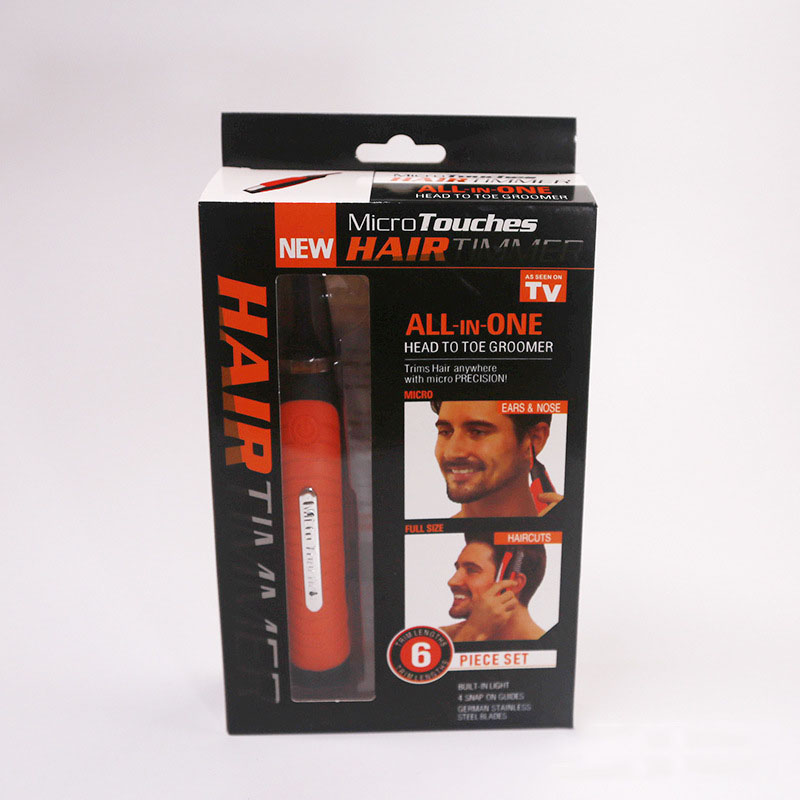 TS Multi-function Double End shaver New nose hair trimmer for men with LED lights double end shaver