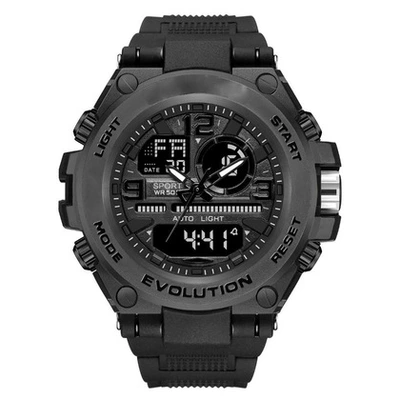 Manufacturer for the new cold light multifunctional waterproof watch timing alarm clock pointer electronic double movement waterproof watch thumbnail