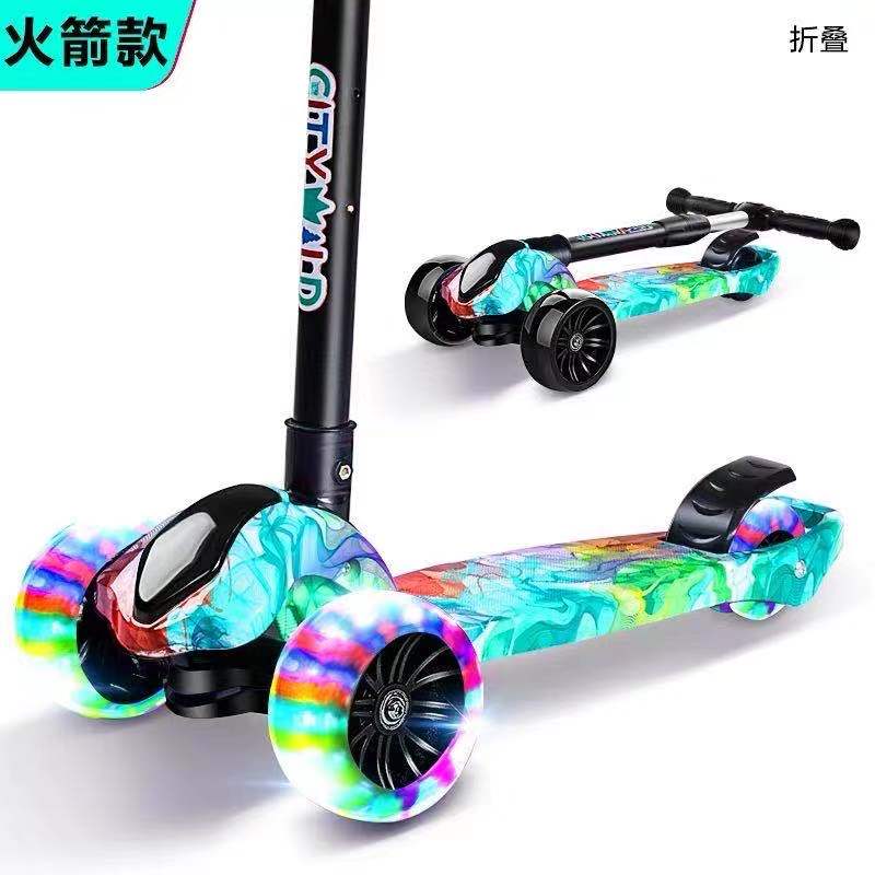 Doodle kids scooter with lights