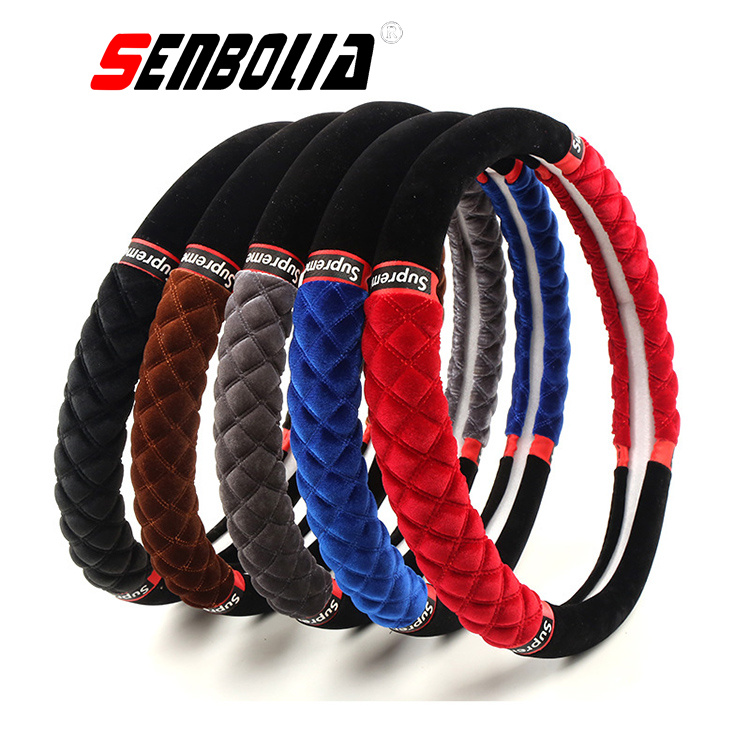 FXP-27 all-season universal car steering wheel cover factory direct sales. Welcome to inquire and customize pic 2