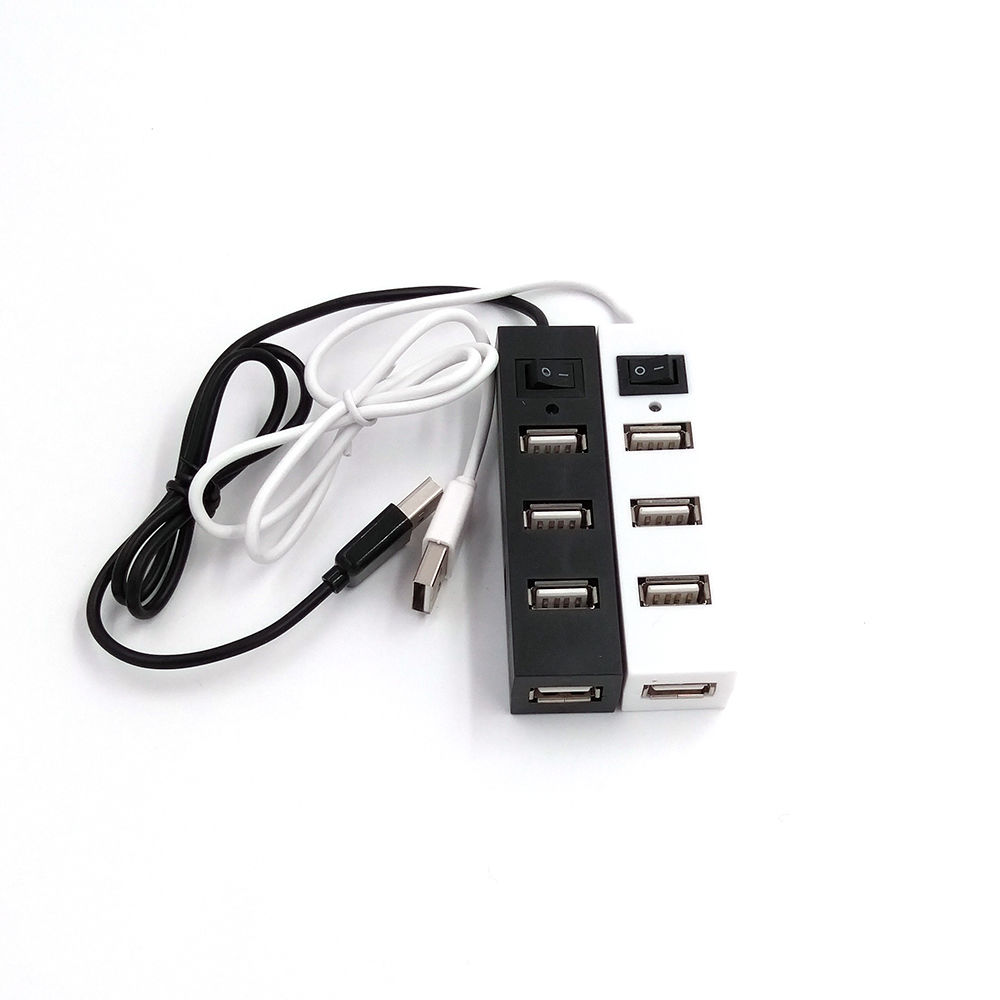 A notebook with a switch splitter, USB expansion adapter, one-to-four high-speed 2.0 HUB output details Picture