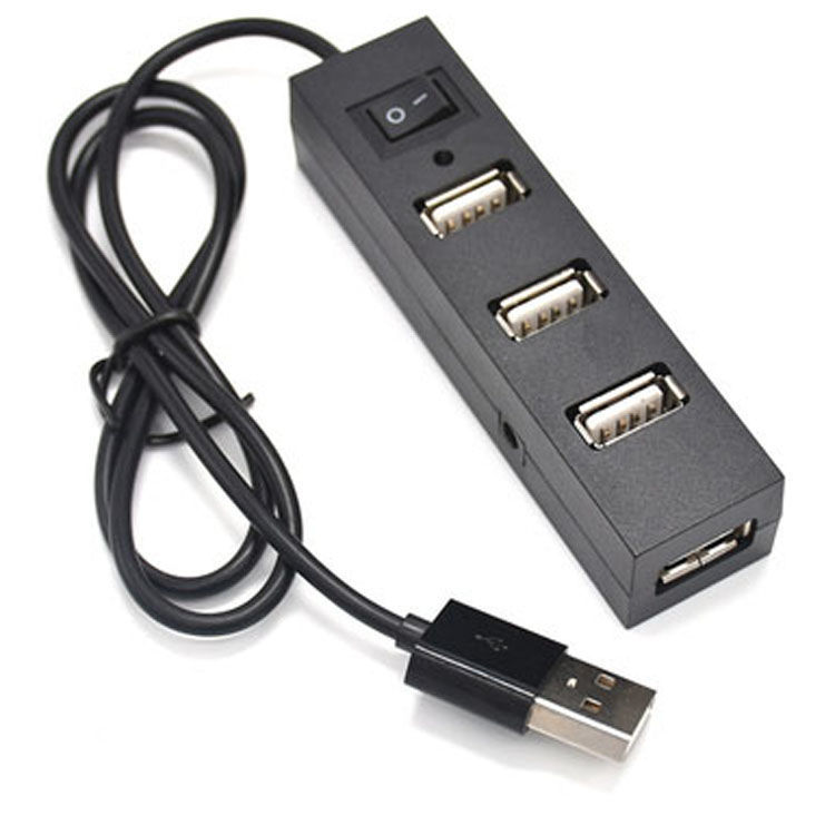 Разъединитель с переключателем USB расширенный интерфейс вращения usb растянул четыре высокоскоростные серии hb на выходной блокнот pic 1