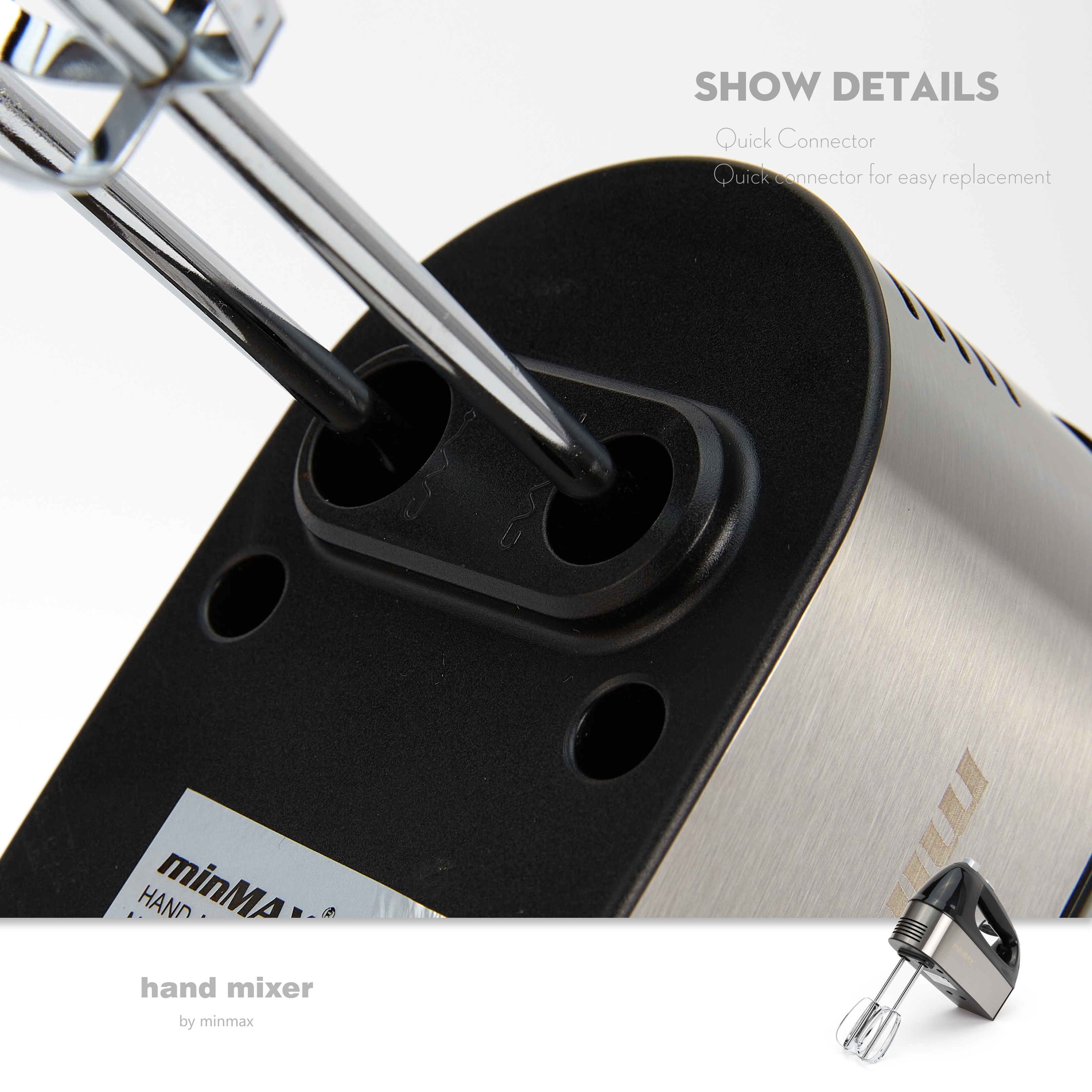 minMAX电动打蛋器9212家用手持搅拌打蛋机 打奶油烘焙工具和面机详情14