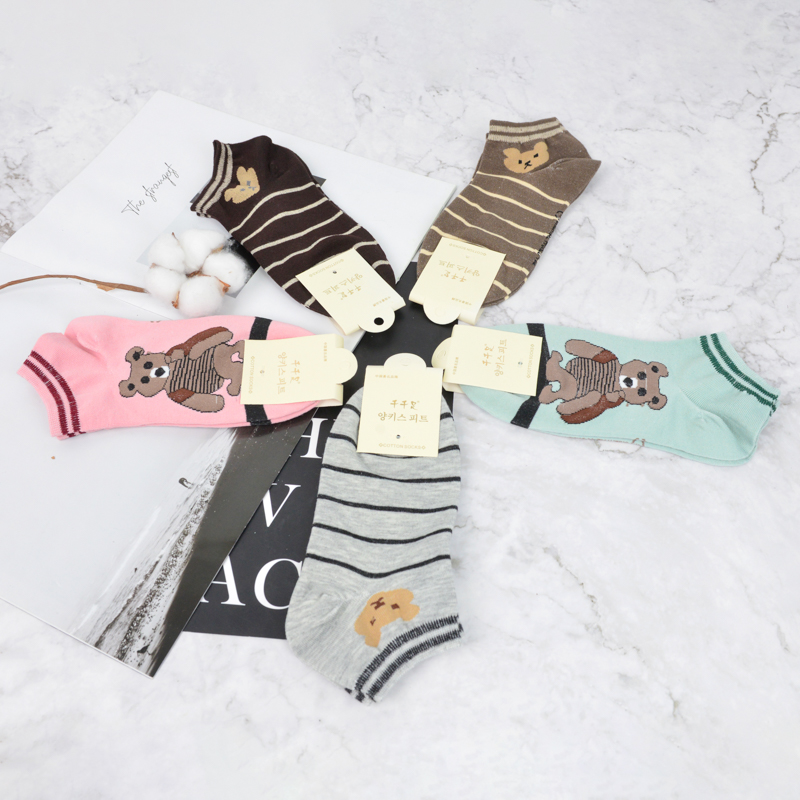 QIANQIANZU cheap comfortable polyester breathable short ankle socks thumbnail