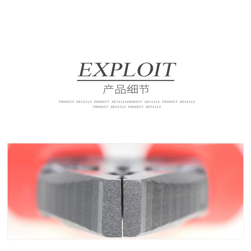 EXPLOIT Teflon wire cutters CR-V chromium-vanadium steel with high toughness and high-pressure resistant rubber handles pic 5