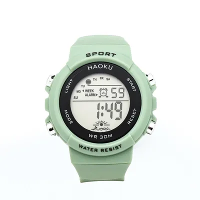 Zhen Wei fashion electronic watch Simple teenage couple sport waterproof electronic watch thumbnail