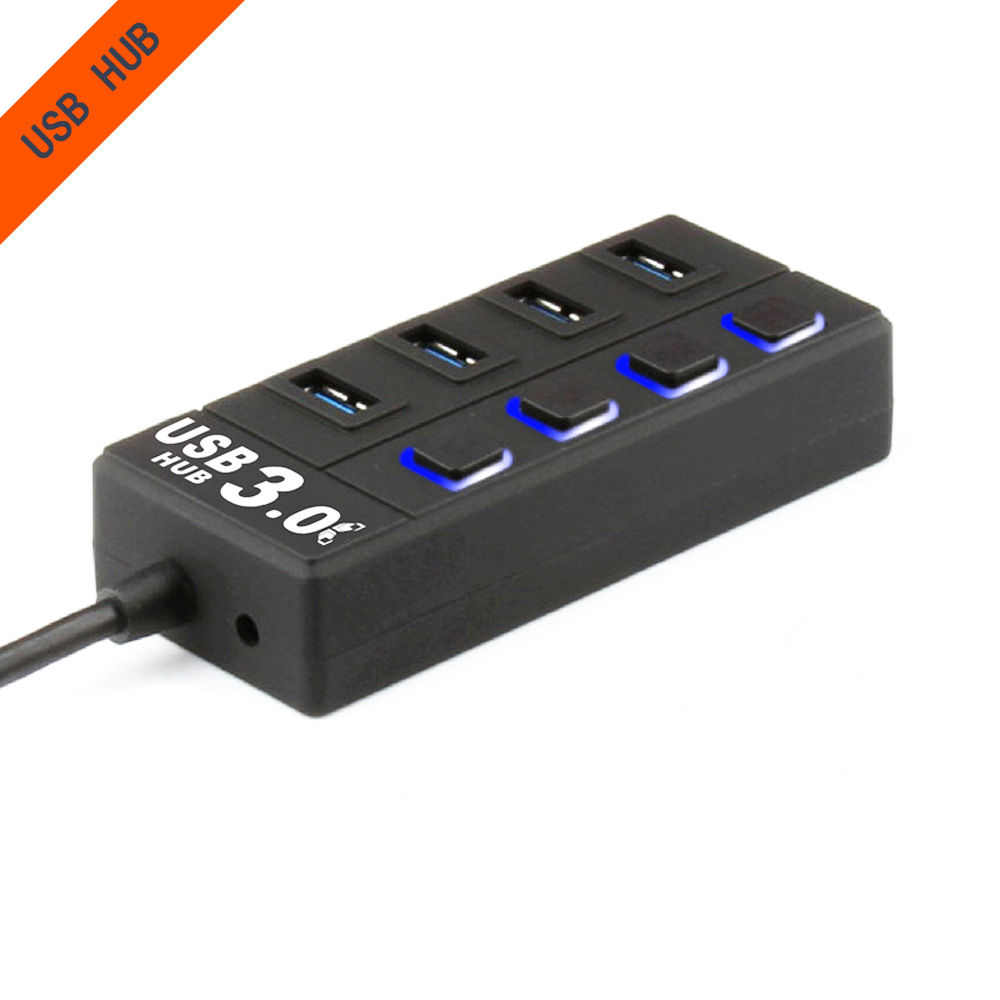 1.2-meter USB3.0 expansion converter, 4-port multi-functional computer external HUB, HUB splitter, high-speed transmission, notebook keyboard, USB flash drive, mouse, USB, various power supplies, XL-5048 Item Picture