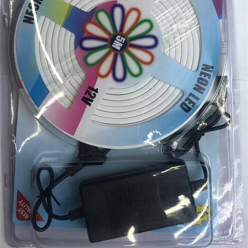 LED柔性灯带足五米套装防水软胶五米灯带 低压灯带LED灯带套装详情11