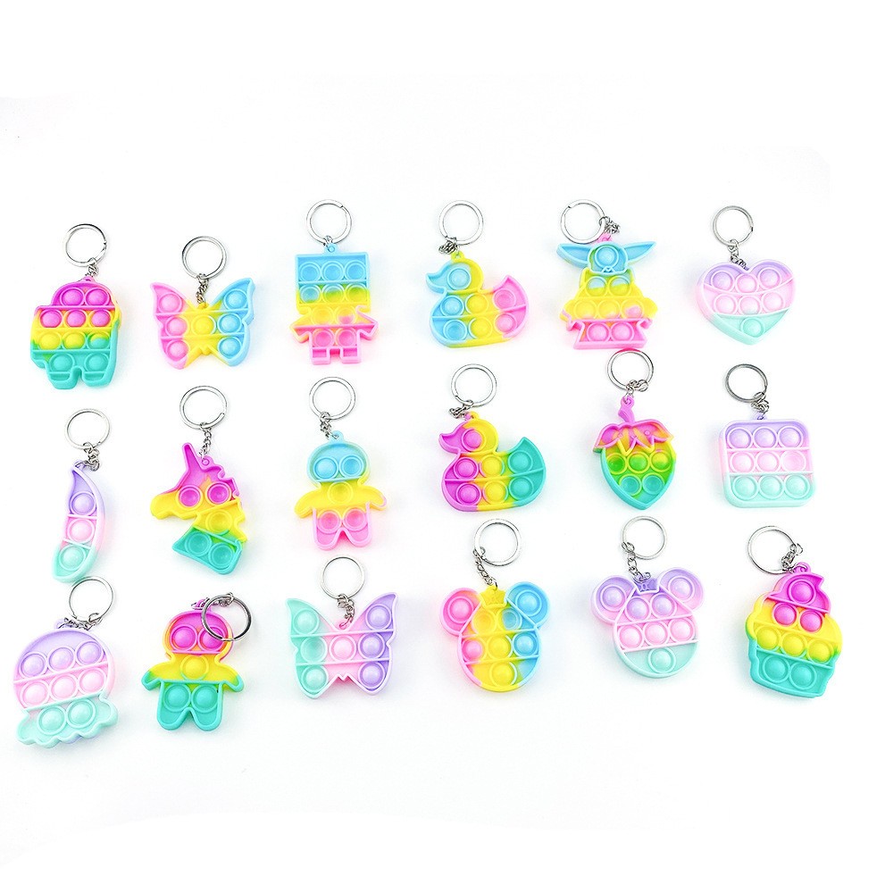 Amazon pendant finger bubble music rat control pioneer decompression key chain pressure relief toy rat control pioneer key chain