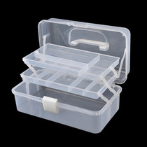 Nail Accessories Storage box Accessories Storage box White plastic storage box Large box No. 2