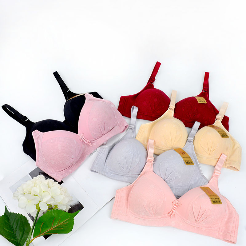 MEI YU Underwear Push Up Bras For Women Deep V Triangle Bra Soft Comfort Bralette thumbnail