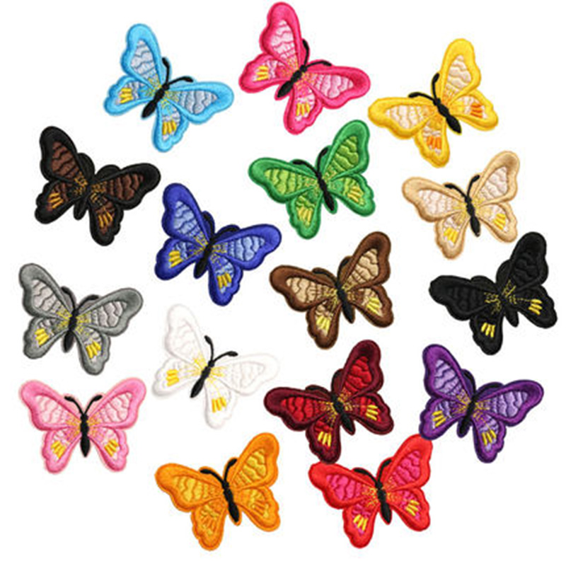 Versatile cartoon patch patch fashion decorative patch repair holes ironing patch butterflies