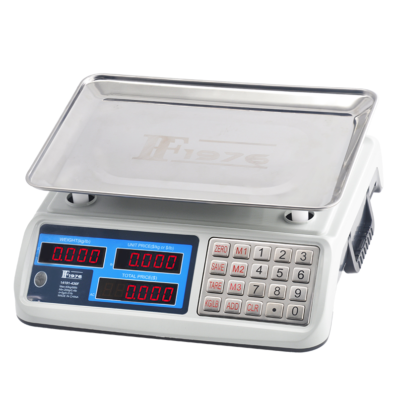 FF1976-14191-436FWatermelon scale electronic pricing scale new function with handle portable pricing scale 40kg small platform scale thumbnail
