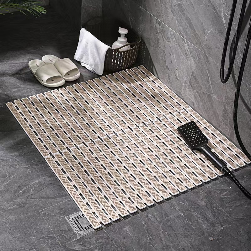 Wood Stripe Floor Mat Application Scenario