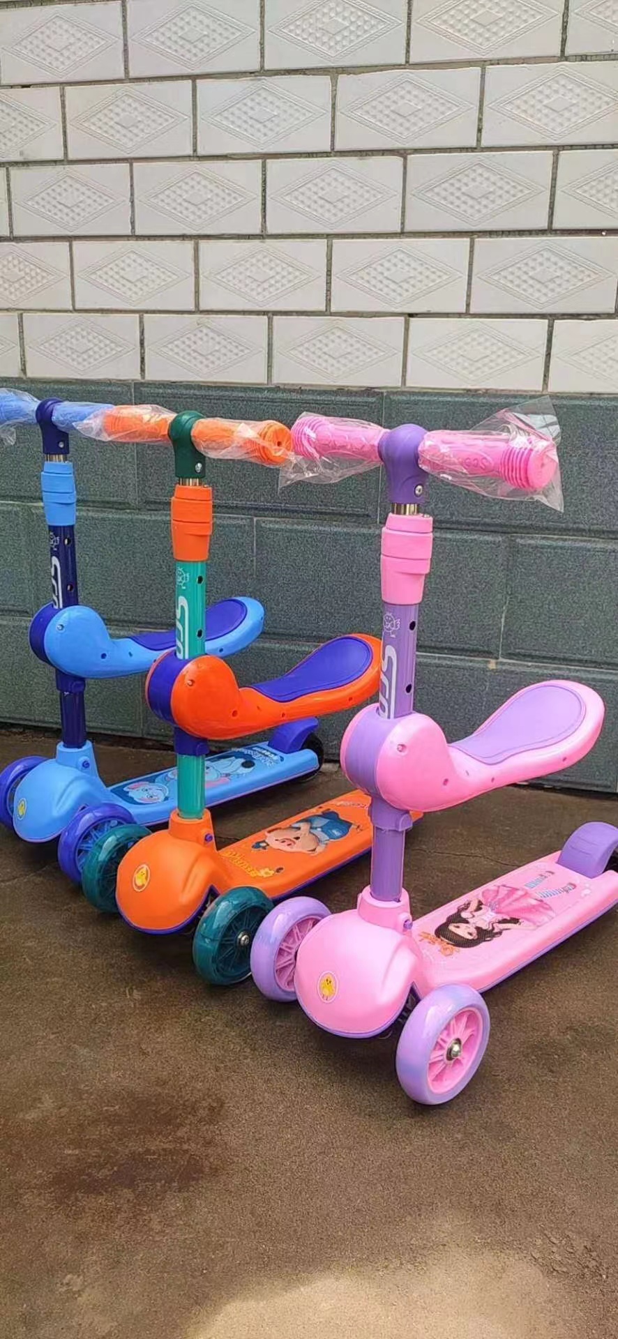 Children's scooter scooter with light toy children's scooter three in one children's scooter 119 thumbnail