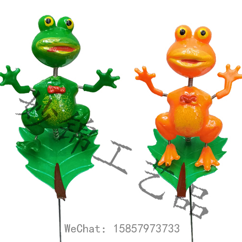 Garden country leaves frog flower garden decoration Garden decoration garden decoration Decorative crafts