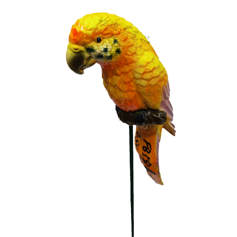 American Country Cute Cartoon Style Parrot Flower Garden Flower Pot Decoration Flower Decoration Crafts Item Picture