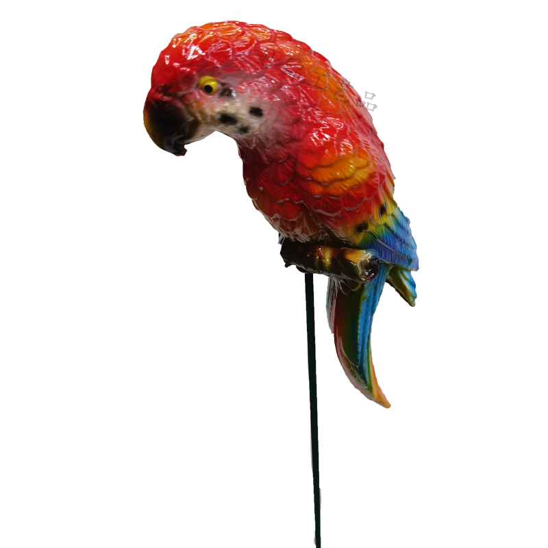 American Country Cute Cartoon Style Parrot Flower Garden Flower Pot Decoration Flower Decoration Crafts details Picture