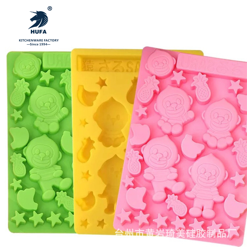 Chocolate silicone cake mold ice lattice handmade baking DIY decorative cake mold Tarzan fruit version chocolate silicone cake mold silicone cake mold chocolate mold