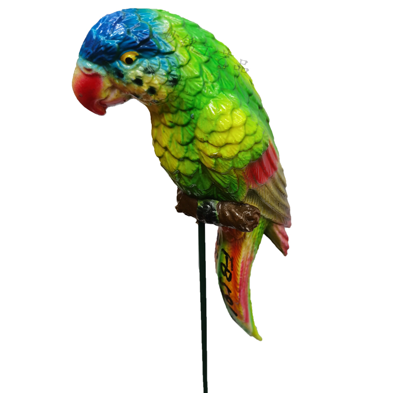 American Country Cute Cartoon Style Parrot Flower Garden Flower Pot Decoration Flower Decoration Crafts Specification drawing