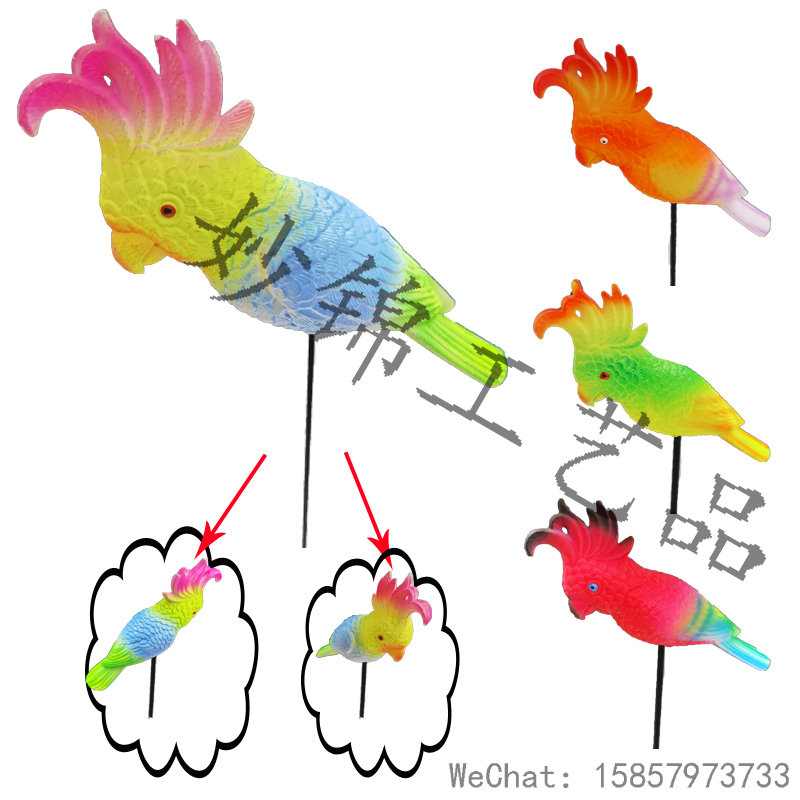 American Country Can Aika Ventilated Sense Parrot Flower Garden Flower Pot Decoration Flower Decoration Crafts